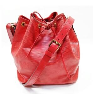 VINTAGE LOUIS VUITTON Epi Petit Noé Red Bucket Bag 1995 Date Code AR1905 France